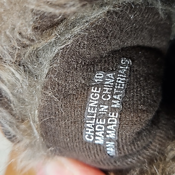 Boutique by Corkys Challenge Cognac Boot Faux Fur Size 10 - Picture 11 of 16